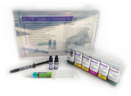 AELITE Aesthetic Enamel (Unit-Dose KIT) НАБОР уни-доз - композитная реставрационная система:


AELITE Aesthetic Enamel - высокоэстетичный упрочненный наногибридный композит (15 уни-доз по 0,25 гр) цвет A1, A2, C2,
AELITE Aesthetic Enamel Incisal - высокоэстетичный упрочненный наногибридный композит (15 уни-доз по 0,25 гр) цвет Clear,
AELITE All-Purpose Body - универсальный микрогибридный композит (15 уни-доз по 0,25 гр) цвет A1, A2,
UNI-ETCH 32% с БАХ - полугелевая протравка (1 шпр. по 5 гр),
ONE-STEP PLUS - универсальный наполненный адгезив (1 бут. 2 мл),
BisСover LV - жидкий герметик-полировщик (1 бут. 0,5 мл),
MODELING RESIN - моделировочная смола (1шпр 1,5 гр),
Аксессуары,
Инструкция.
