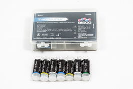 TRANSLUMA SYSTEM POST KIT - стекловолоконные штифты, набор:

Штифты №90 (7 шт)
Штифты №100 (5 шт)
Штифты №120 (3 шт)
Дриль-боры №70 (1 шт)
Дриль-боры №90 (1 шт)
Дриль-боры №100 (1 шт)
Дриль-боры №120 (1 шт)
ONE-STEP PLUS- универсальный адгезив (1 бут. 6 мл),
UNI-ETCH 32% с БАХ - полугелевая протравка с антибактериальным агентом (1 шпр. 5 гр)
DUO-LINK - универсальный цемент двойного отверждения (1сдвоенный шприц 8 гр), цвет Translucent
LIGHT CORE - сверхэстетичный культевой композит светового отверждения (1 шпр. по 5 гр), цвет Translucent
Аппликаторы,
Dual-Syringe Tips (1 уп.)

